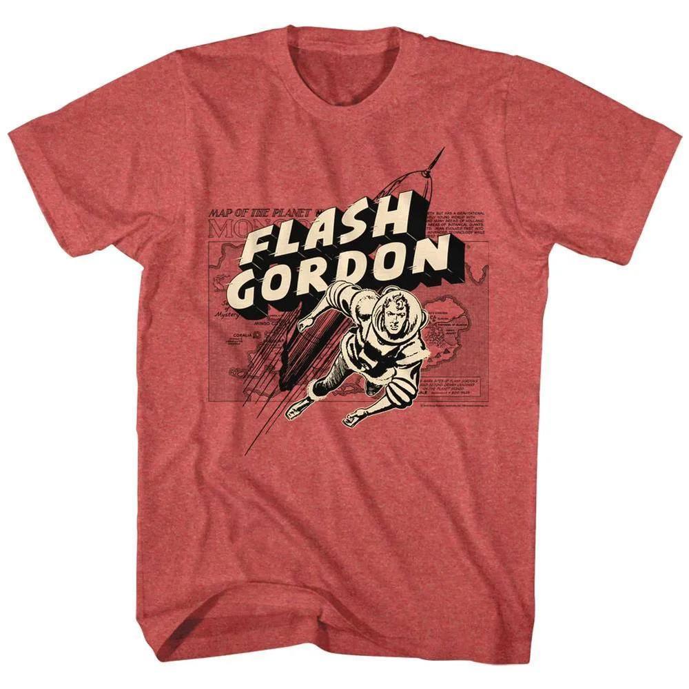 Flash Gordon Map Of Mongo Unisex T Shirt
